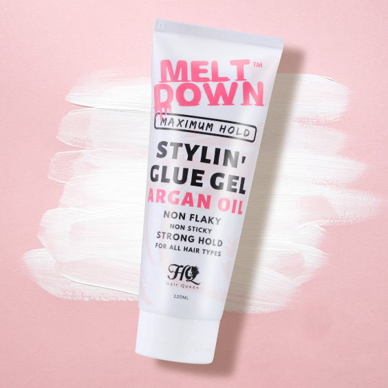 Meltdown Stylin' Glue Gel Argan Oil Strong Hold | Best Strong Hold Gel