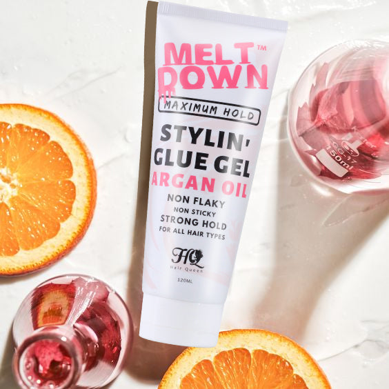 Meltdown Stylin' Glue Gel Argan Oil Strong Hold | Best Strong Hold Gel
