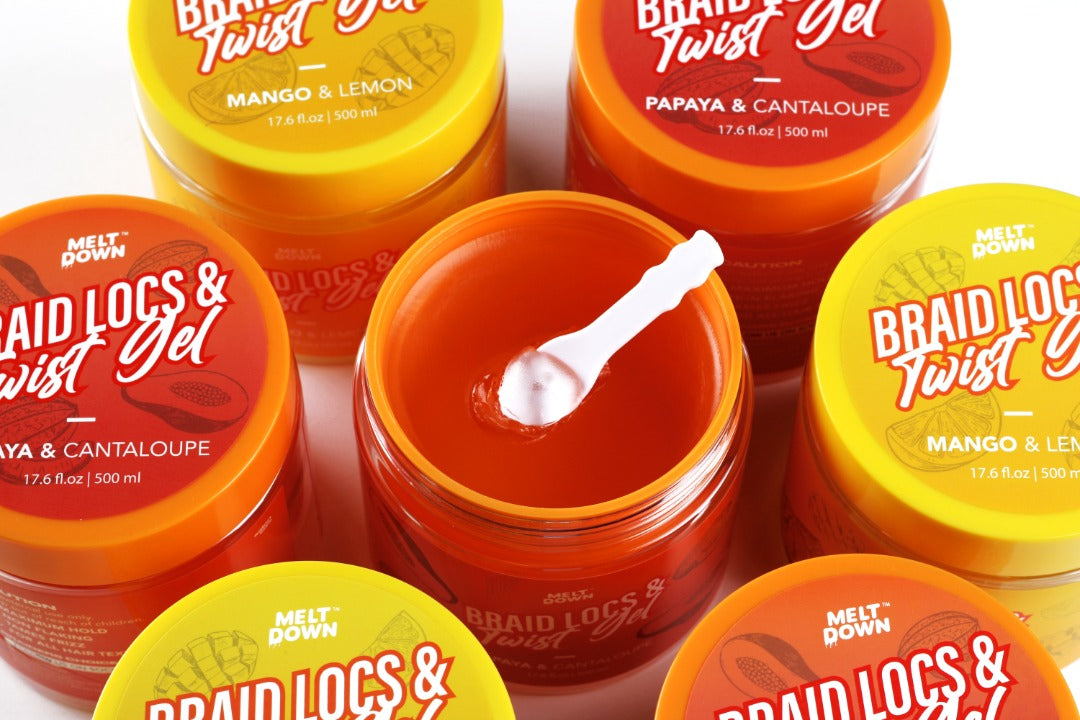 Meltdown Pro Braid Gel – 17.6 oz Extreme Hold, No Flakes
