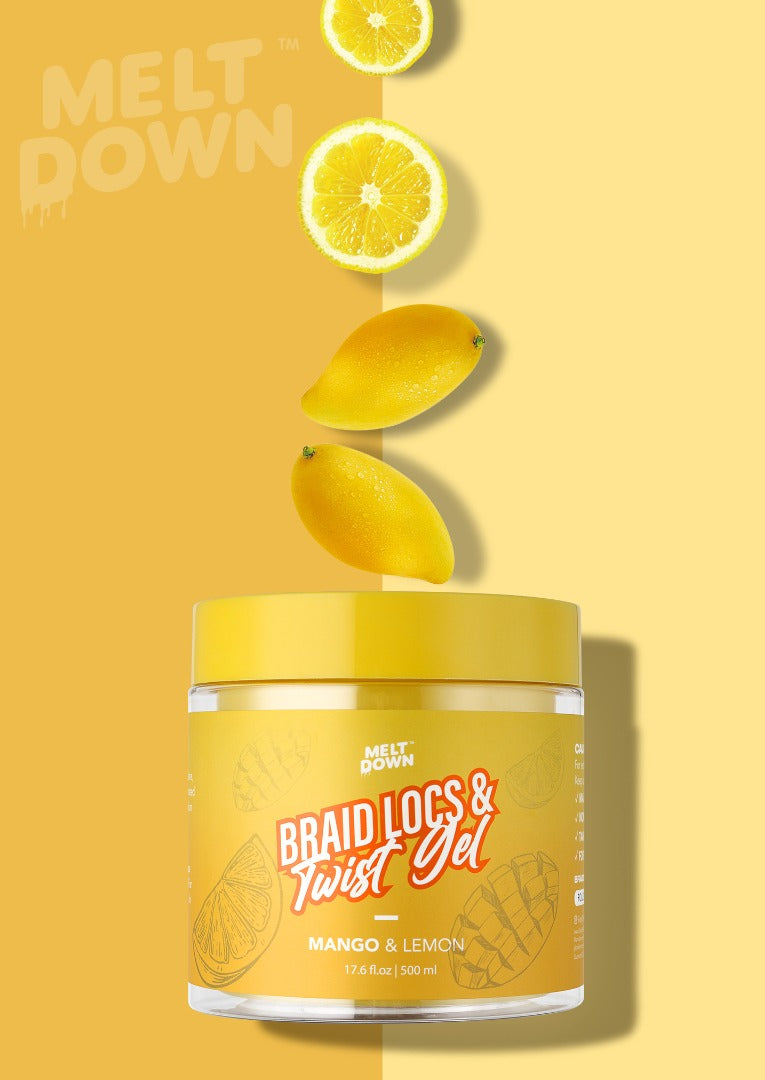 Meltdown Braid Locs & Twist Gel - Extreme Hold, No Flakes