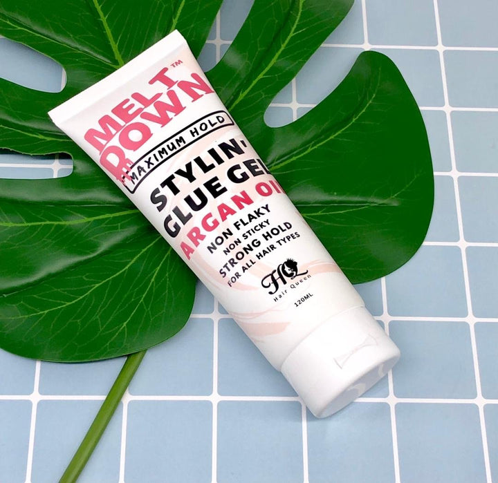Meltdown Stylin' Glue Gel Argan Oil Strong Hold | Best Strong Hold Gel