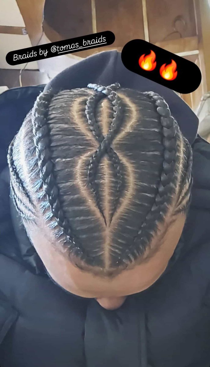 Stitch cornrow top-down